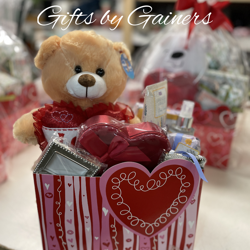 Valentine’s Day Gift Box arranged by a florist in Pleasantville, NJ