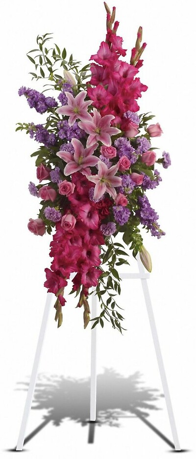 Pink and Lavander Standing Spray