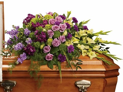 Mix color Flower Casket Spray